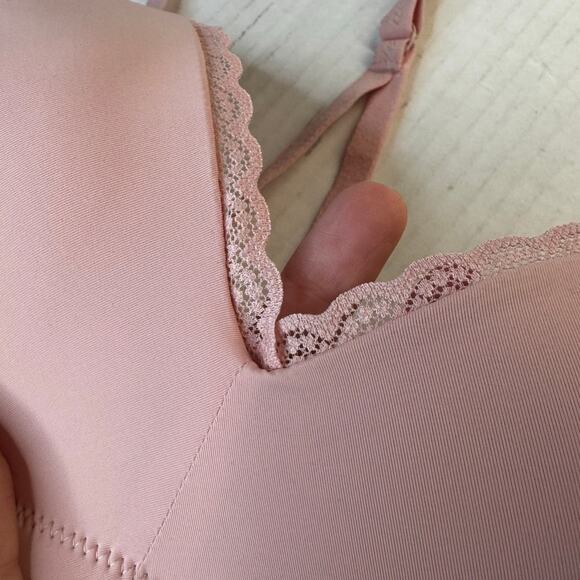 Aerie Real Happy Wireless Bra Size 36D Slumber Party NWT Lightly Lined Lace Trim - Picture 5 of 10